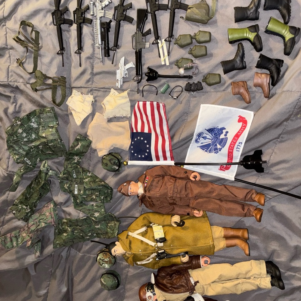 Classic GI Joe Action Figure Set with Accessories